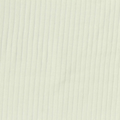 Cotton Stretch Rib Knit Fabric, 182 gsm, 150 cm — Beige