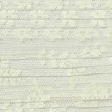 Cream Fine-Floral Warp Knit, Polyester