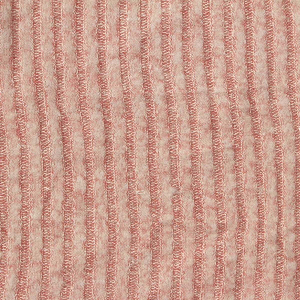 Pink Heathered-Marl Rib Knit, Viscose-Poly