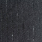 White Vertical-Stripe Rib Knit, Polyester