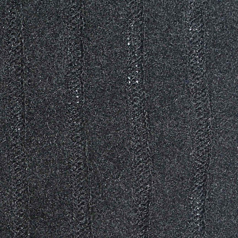 White Vertical-Stripe Rib Knit, Polyester