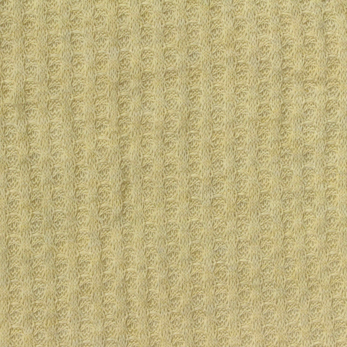 Polyester Viscose Stretch Waffle Knit Fabric, 214 gsm, 175 cm — Yellow