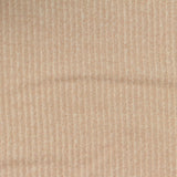 Brushed Viscose Polyester Stretch Rib Knit Fabric, 190 gsm, 150 cm — Beige