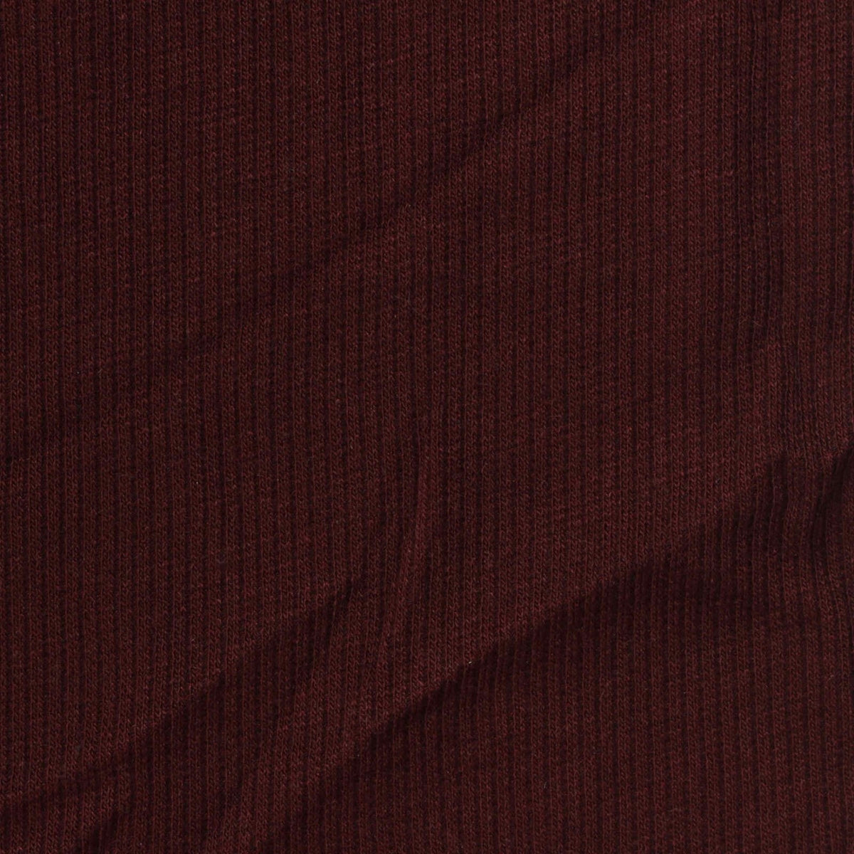 Polyester Viscose Stretch Rib Knit Fabric, 220 gsm, 140 cm — Red