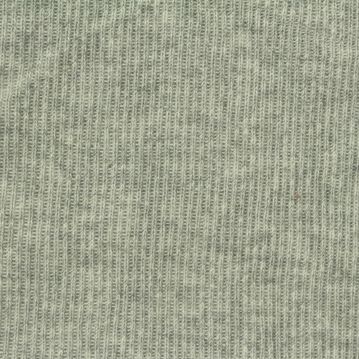 Heather Cotton Stretch Rib Knit Fabric, 165 gsm, 154 cm — Green