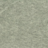 Heather Cotton Stretch Rib Knit Fabric, 165 gsm, 154 cm — Green