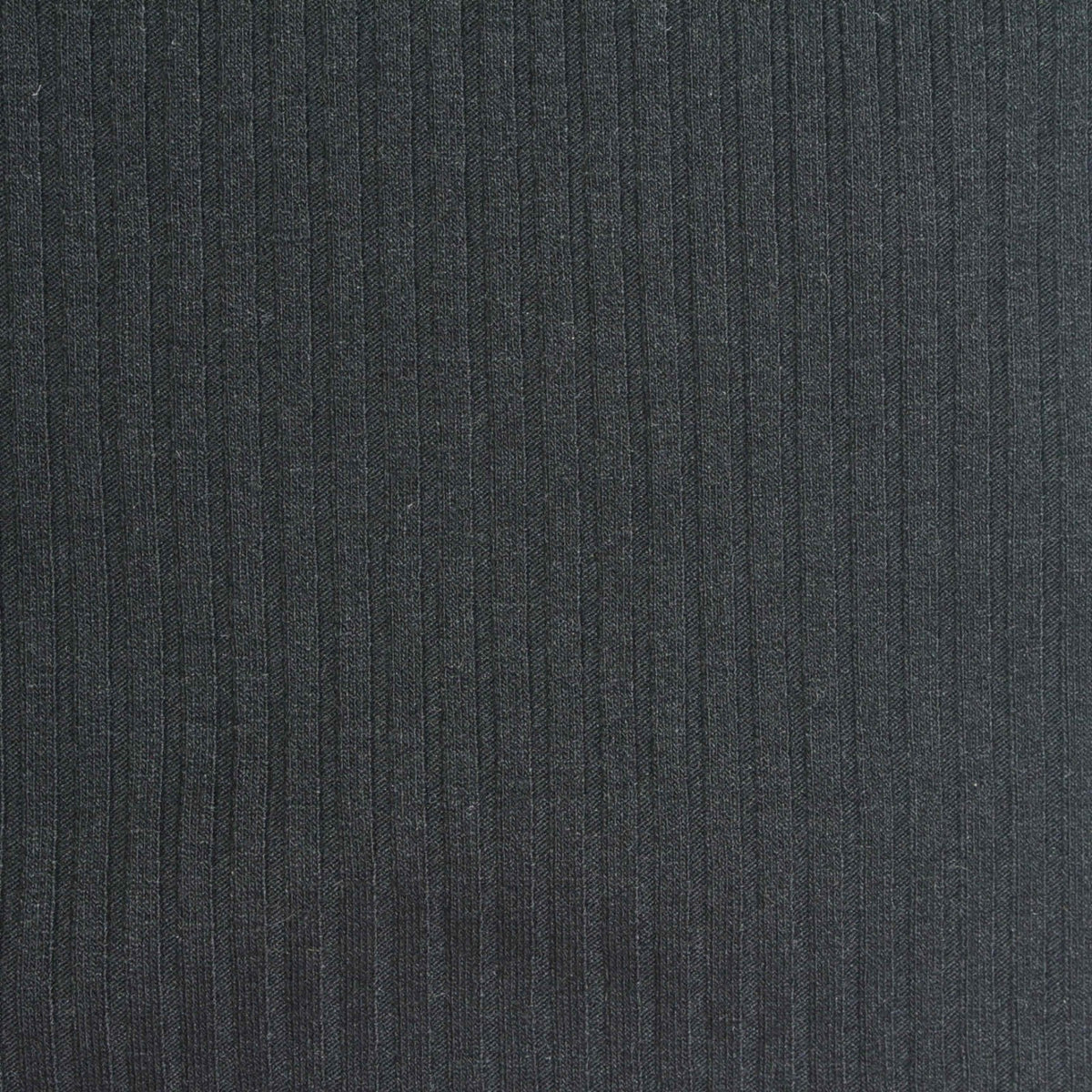 Polyester Viscose Stretch Rib Knit Fabric, 300 gsm, 133 cm — Grey