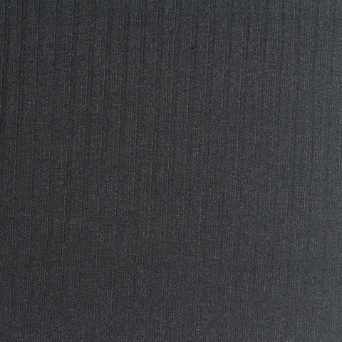 Polyester Viscose Stretch Rib Knit Fabric, 316 gsm, 138 cm — Grey