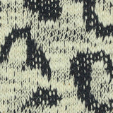Black Abstract French Terry, Cotton-Poly — texture