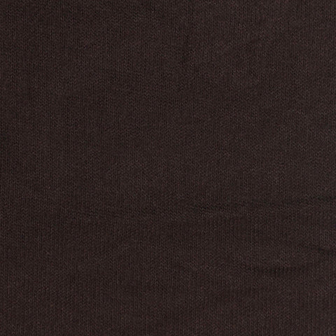 Brushed Viscose Polyester Stretch Chunky Knit Fabric, 190 gsm, 156 cm — Brown