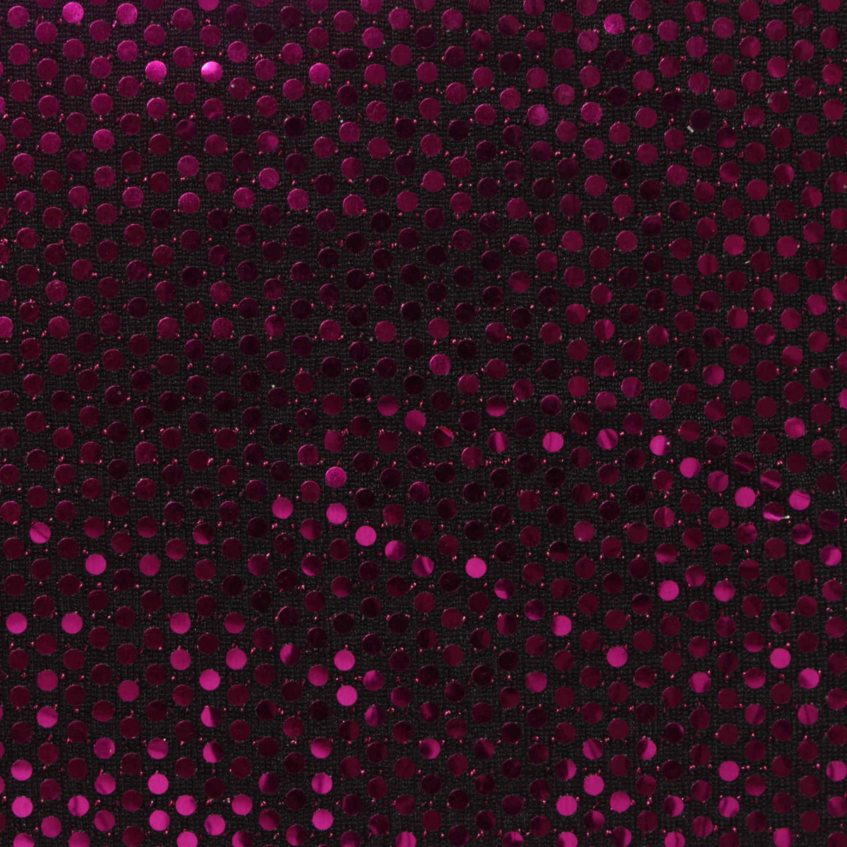 Fuchsia Dots Knit, Polyester