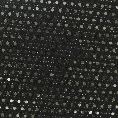 Silver Dots Knit, Polyester, 200 gsm