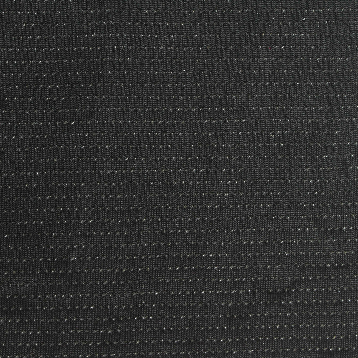 White Horizontal-Stripe Knit, Polyester, 170 gsm