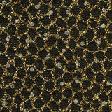 Gold Honeycomb Jacquard, Poly-Spandex — texture