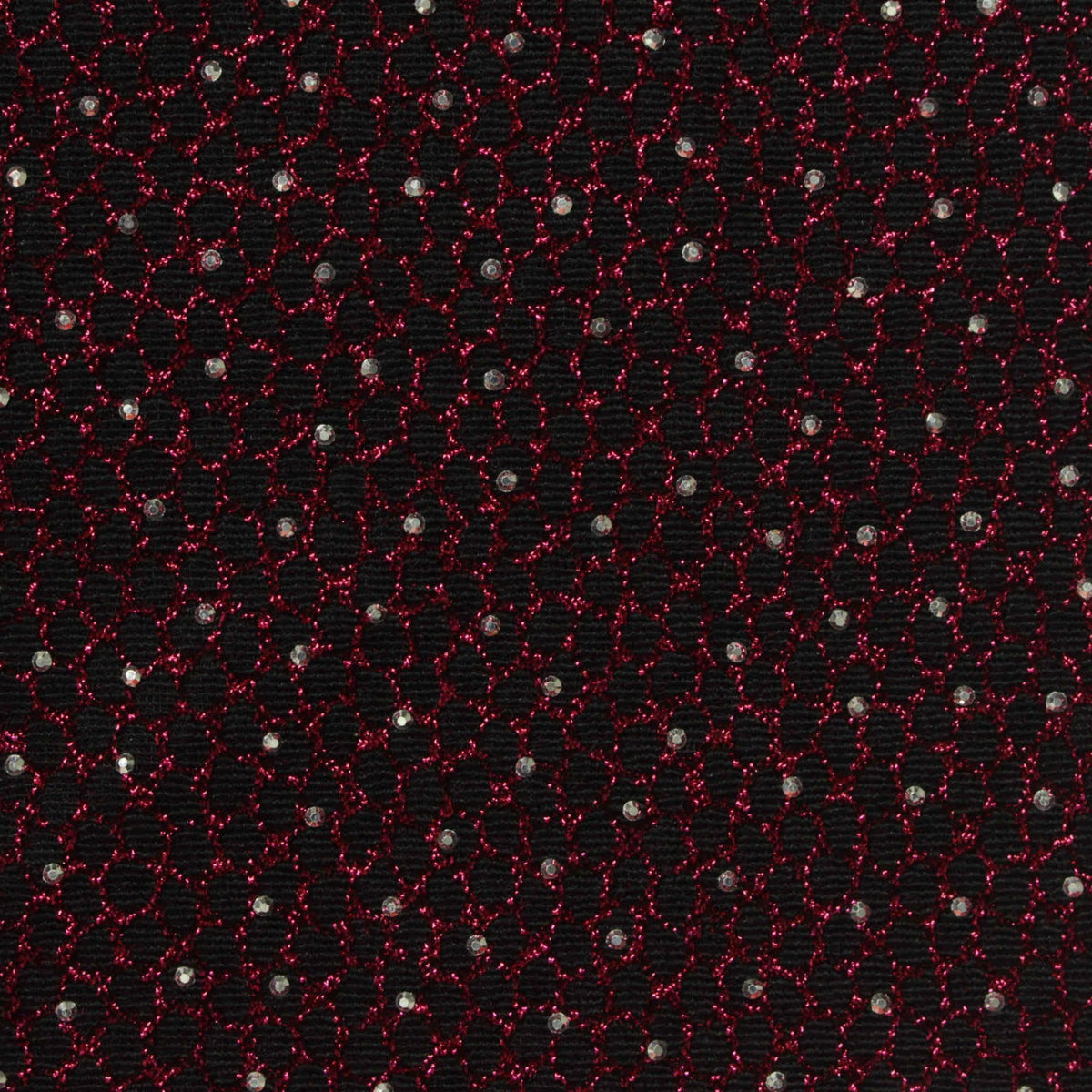 Red Dots Jacquard, Poly-Spandex
