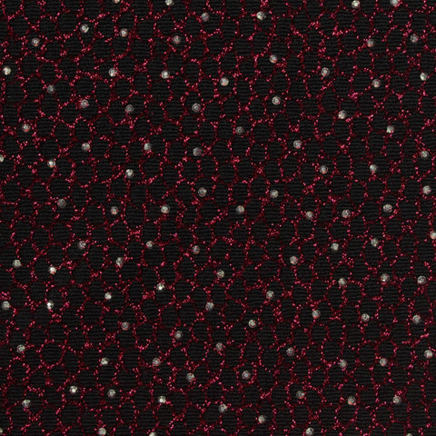 Red Dots Jacquard, Poly-Spandex