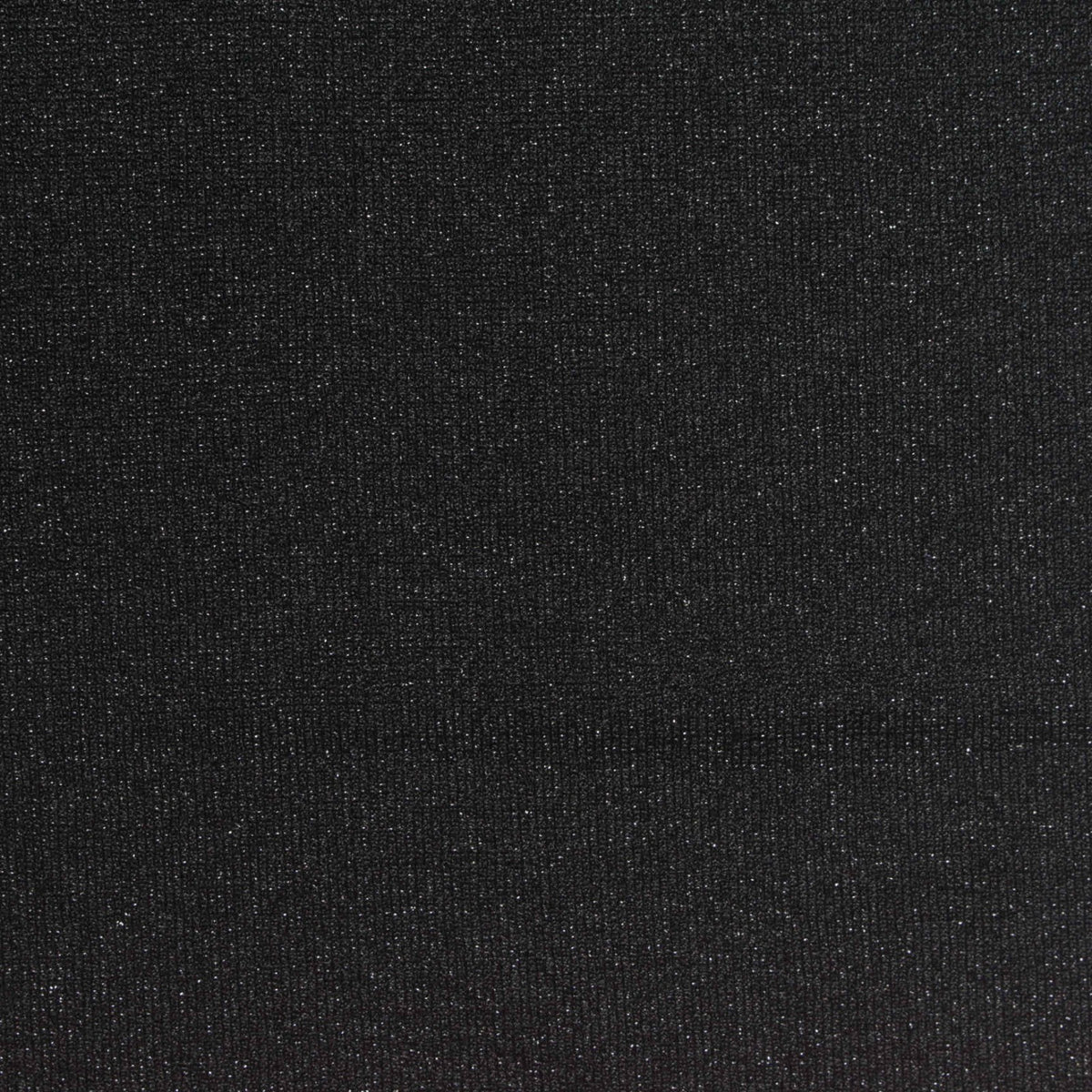 Rib Knit Fabric, 180 gsm, 150 cm — Black