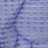 Blue Geometric Jacquard, Polyester — texture