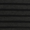 Dark Grey Horizontal-Stripe Rib Knit, Polyester, 240 gsm