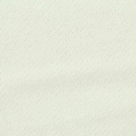 Cotton French Terry Fabric, 300 gsm, 182 cm — White
