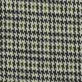 Black Fine-Houndstooth Interlock Knit, Polyester — texture