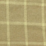 Tan Check Interlock Knit, Poly-Viscose