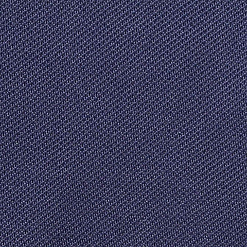 Polyester Stretch Piqué Knit Fabric, 230 gsm, 187 cm — Navy