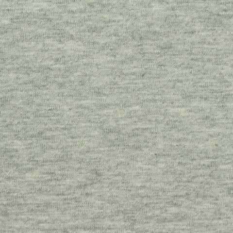 Light Grey Heathered-Marl Scuba Knit, Cotton-Poly, 300 gsm, 160 cm