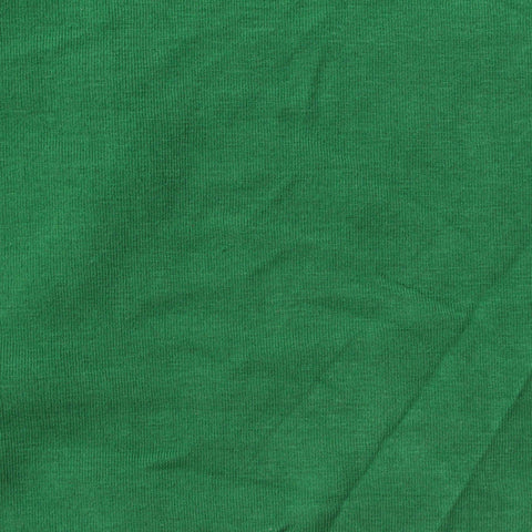 Cotton Stretch Jersey Knit Fabric, 150 gsm, 165 cm — Green