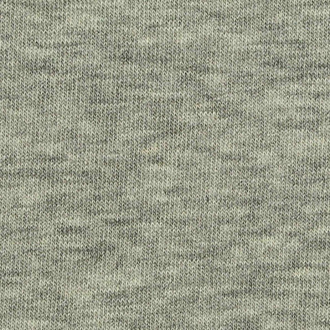 Light Grey Heathered-Marl Rib Knit, Tencel Lyocell-Acrylic
