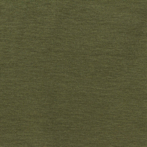 Tencel Lyocell Acrylic Blend Stretch Rib Knit Fabric, 250 gsm, 160 cm — Green, ref EF-270690