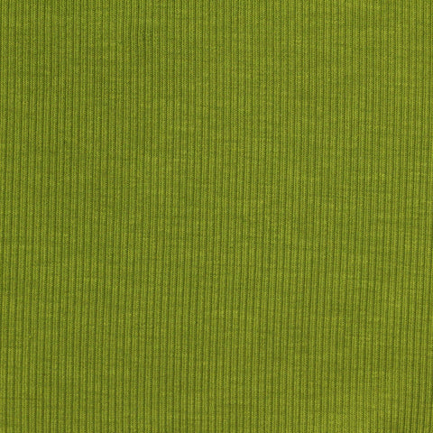 Tencel Lyocell Acetate Stretch Rib Knit Fabric, 215 gsm, 160 cm — Green, ref EF-270713