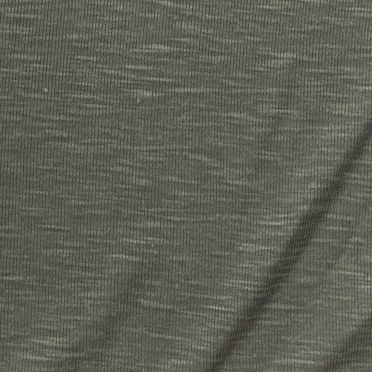 Tencel Lyocell Polyester Rib Knit Fabric, 150 gsm, 167 cm — Green, ref EF-270750