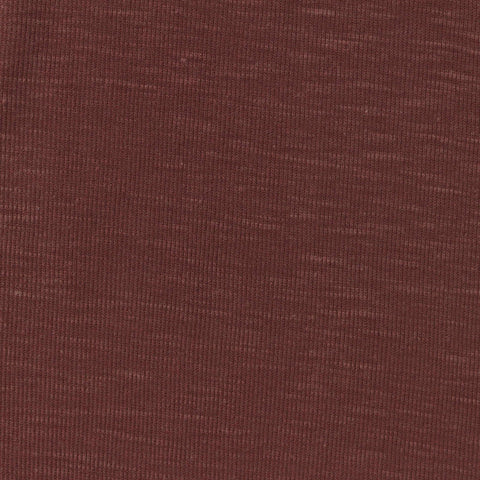 Tencel Lyocell Polyester Rib Knit Fabric, 150 gsm, 167 cm — Red