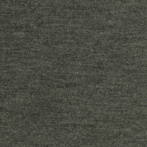 Heather Brushed Viscose Acrylic Blend Stretch Scuba Knit Fabric, 380 gsm, 170 cm — Green