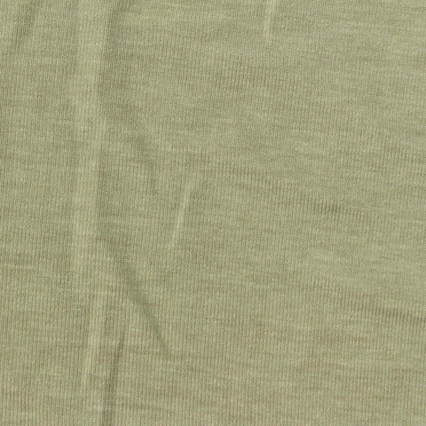 Tencel Lyocell Acrylic Blend Stretch Rib Knit Fabric, 190 gsm, 160 cm — Khaki, ref EF-270772