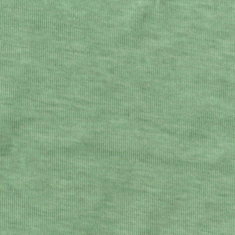 Tencel Lyocell Acrylic Blend Stretch Rib Knit Fabric, 190 gsm, 160 cm — Green, ref EF-270773