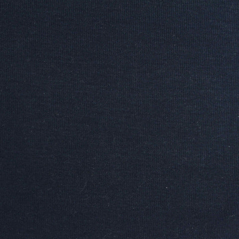 Tencel Lyocell Acrylic Blend Stretch Rib Knit Fabric, 190 gsm, 160 cm — Navy