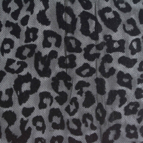 Black Leopard Mesh, Polyester