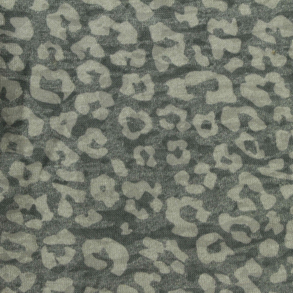 Grey Leopard Knit, Poly-Viscose