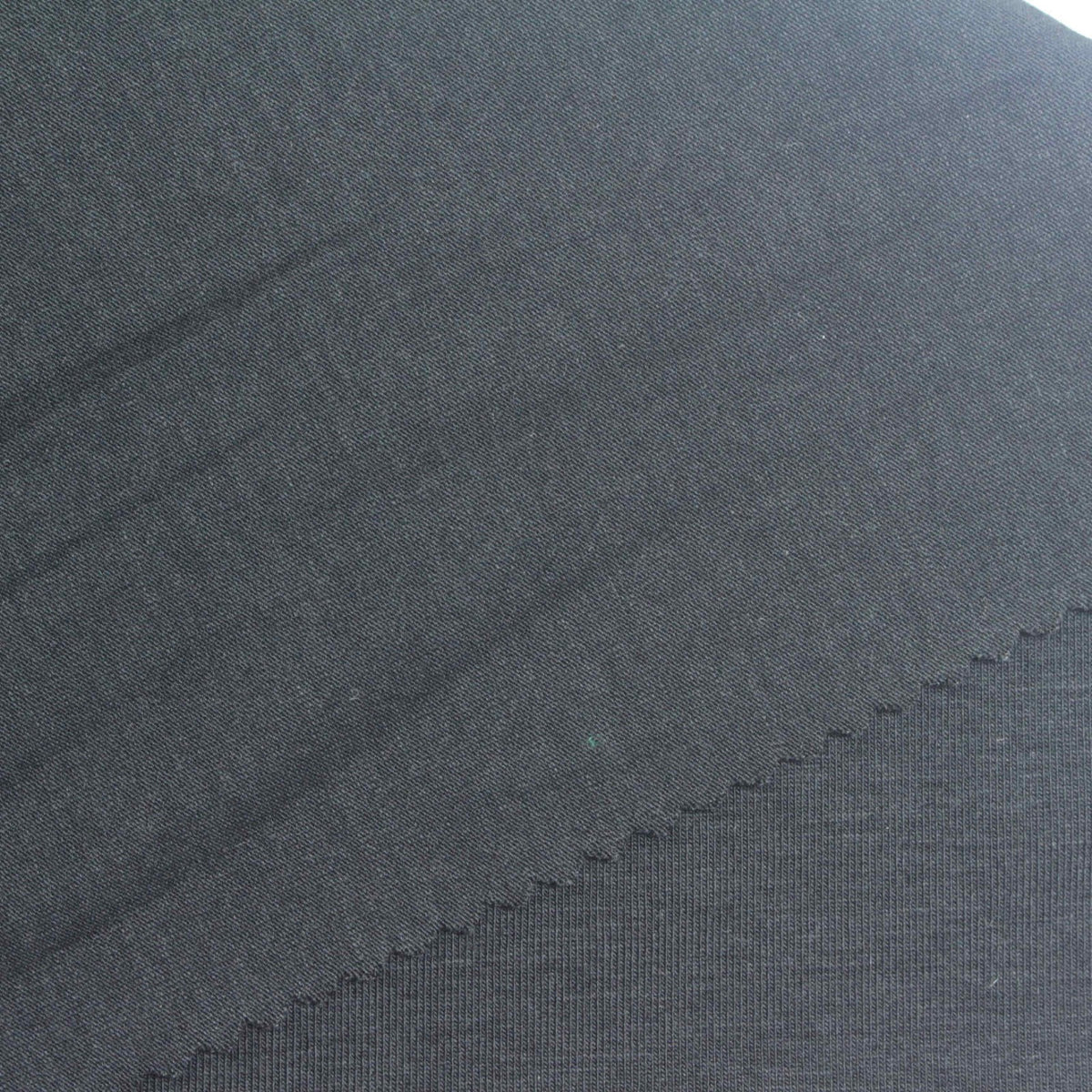 Viscose Nylon Stretch Ponte Knit Fabric, 280 gsm — Navy