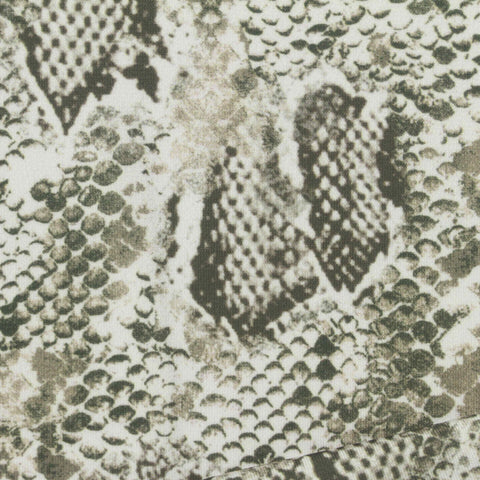 Green Bold-Snakeskin Knit, Polyester