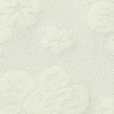 Cream Tone-on-Tone Floral Jacquard, Polyester — texture