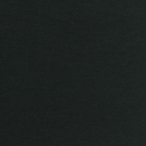 Polyester Viscose Stretch Scuba Knit Fabric, 280 gsm, 180 cm — Black