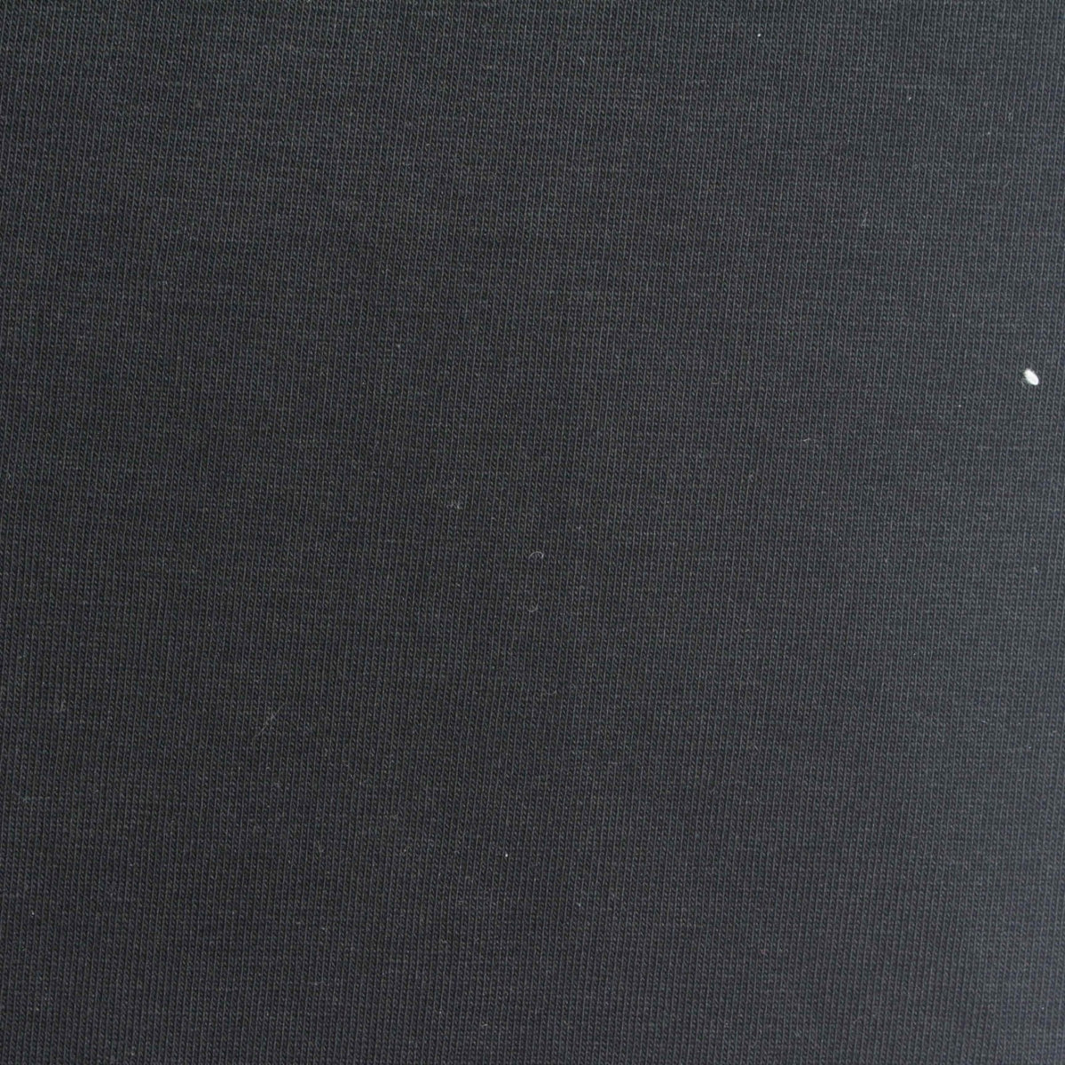 Cotton Stretch Jersey Knit Fabric, 200 gsm, 163 cm — Black