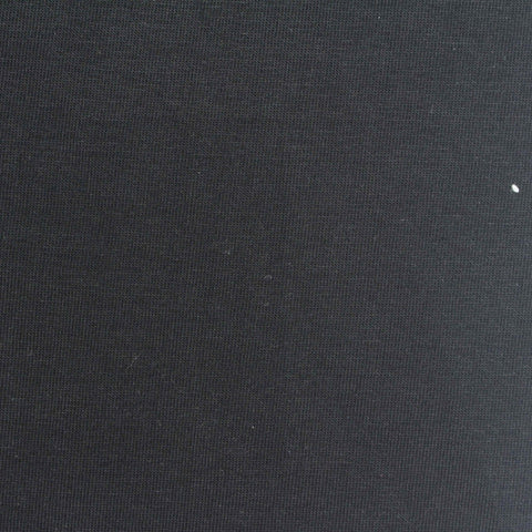 Cotton Stretch Jersey Knit Fabric, 200 gsm, 163 cm — Black