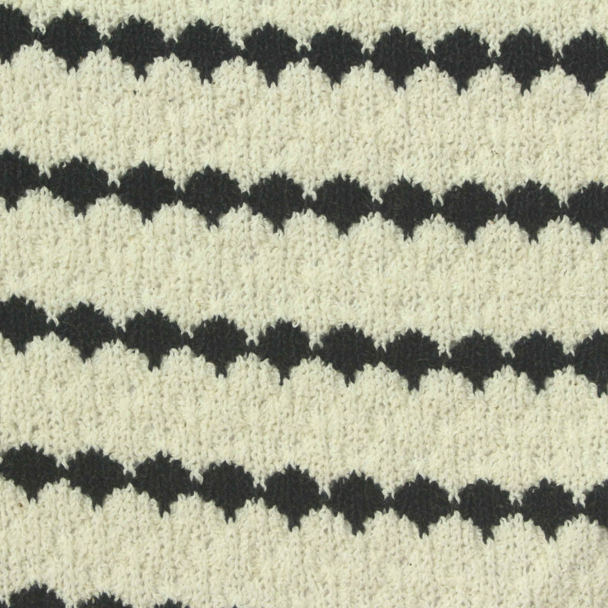 Off-White Diamond Chunky Knit, Poly-Cotton