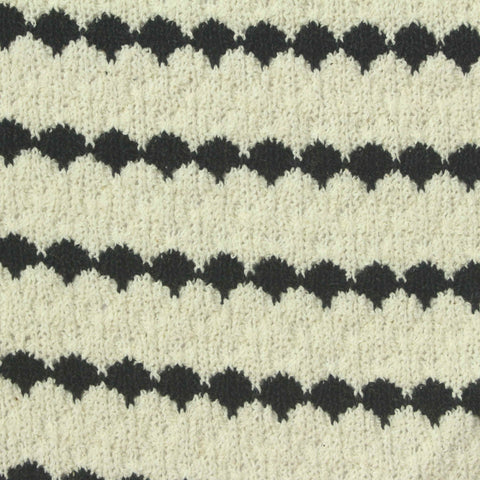 Off-White Diamond Chunky Knit, Poly-Cotton