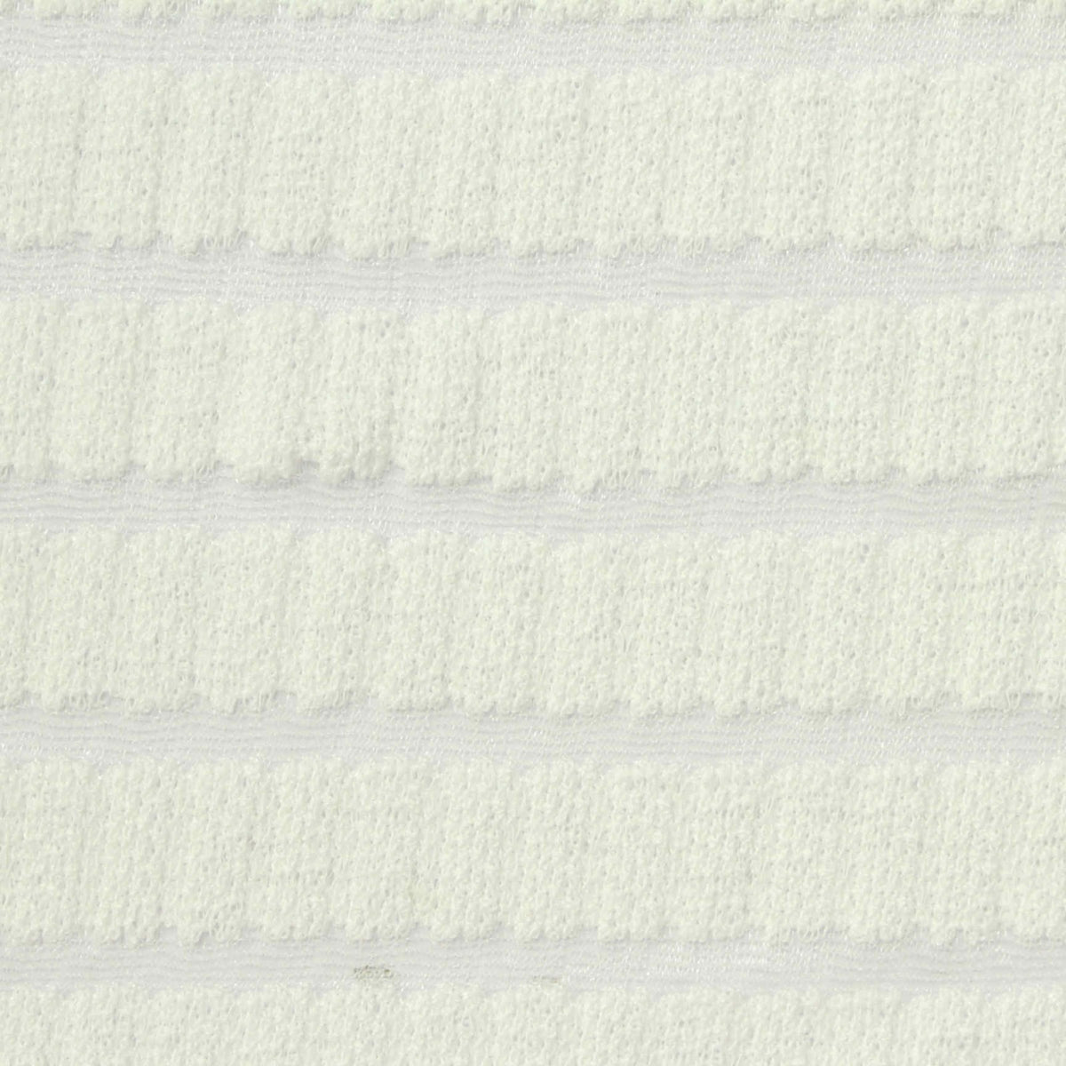 Off-White Horizontal-Stripe Rib Knit, Polyester