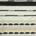 Black Stripes Jersey Knit, Poly-Viscose, 140 gsm